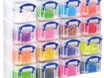 Really Useful Box Aufbewahrungsbox 16x 0,14 l - 28,0 x 8,5 x 22,5 cm transparent