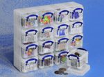 Really Useful Box Aufbewahrungsbox 16x 0,14 l - 28,0 x 8,5 x 22,5 cm transparent