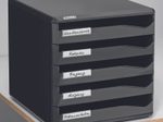 LEITZ Schubladenbox 52930095  DIN A4 28,5 x 35,5 x 29,0 cm