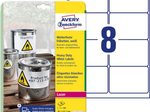 AVERY Zweckform wetterfeste Folienetiketten 99,1 x 67,7 mm