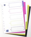 OXFORD Ordnerregister Vollformat blanko DIN A4