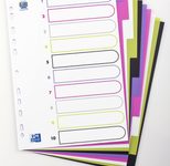 OXFORD Ordnerregister Vollformat blanko DIN A4