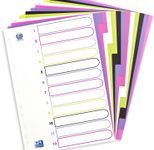 OXFORD Ordnerregister Vollformat blanko DIN A4