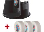 tesa Easy Cut Compact Tischabroller schwarz