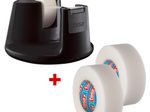 tesa Easy Cut Compact Tischabroller schwarz