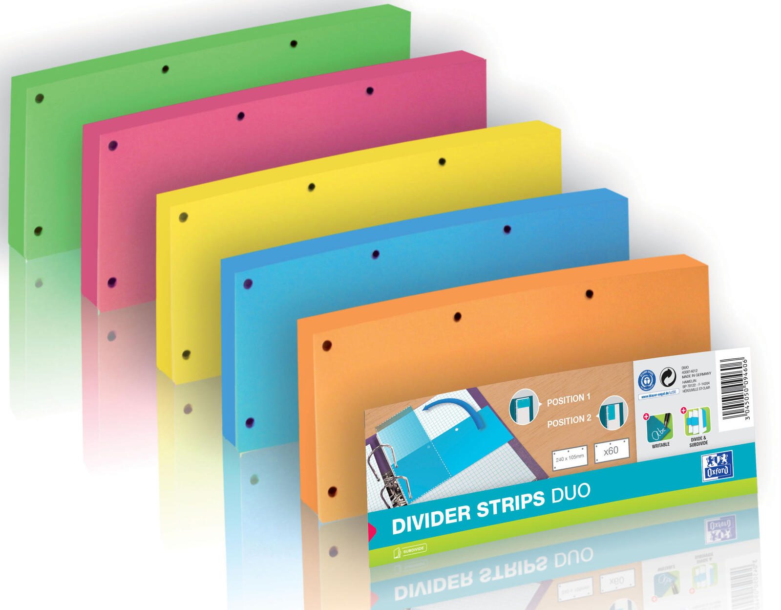 OXFORD Duo Trennstreifen 160 g/m² grün