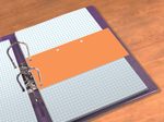 OXFORD Duo Trennstreifen 160 g/m² orange