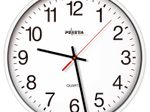 PEWETA Wanduhr Ø 25 cm weiß