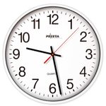 PEWETA Wanduhr Ø 25 cm weiß