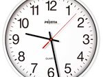 PEWETA Wanduhr Ø 25 cm weiß