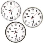 PEWETA Wanduhr Ø 25 cm schwarz