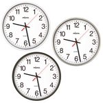 PEWETA Wanduhr Ø 25 cm schwarz