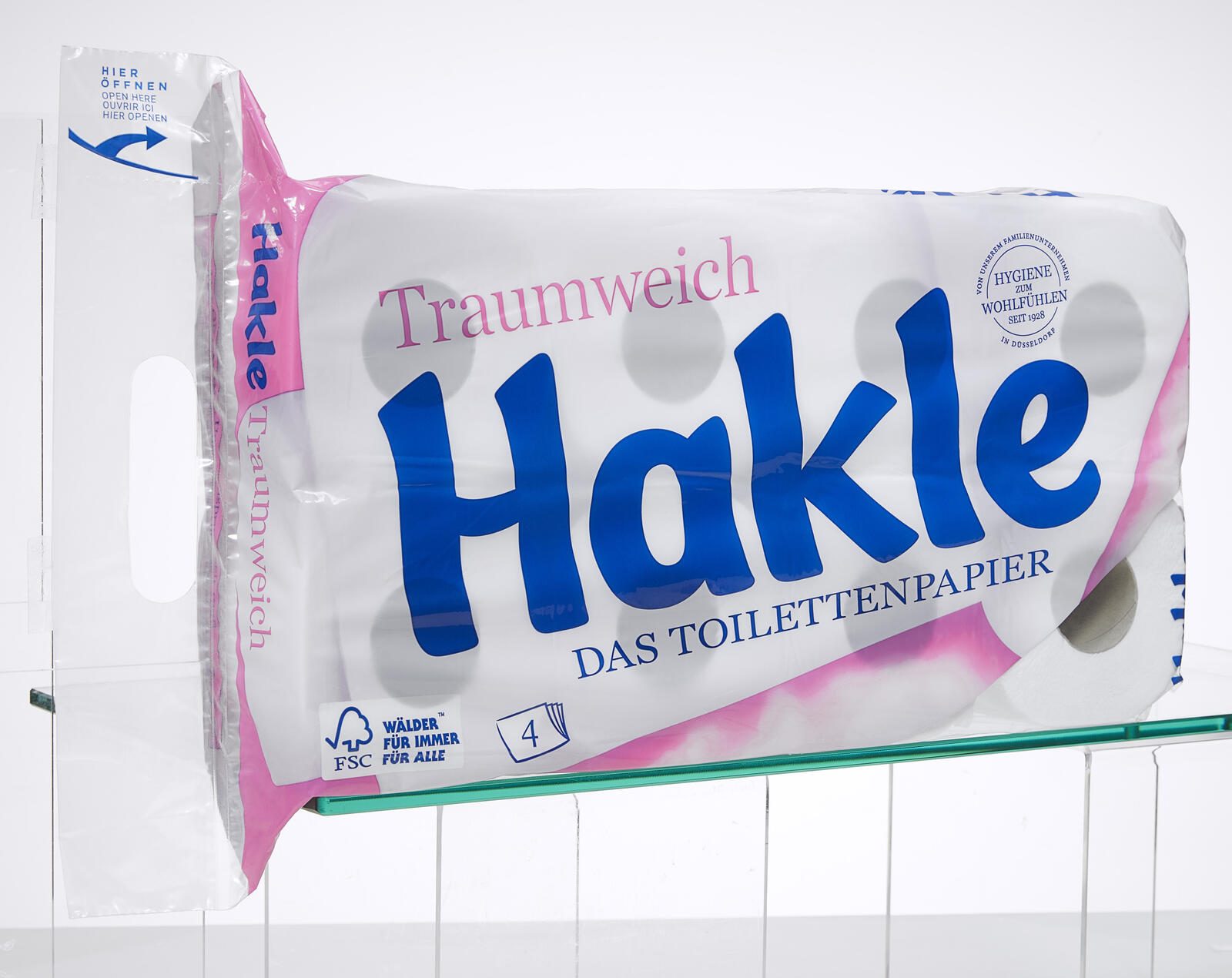 Hakle Toilettenpapier TRAUMWEICH 4-lagig