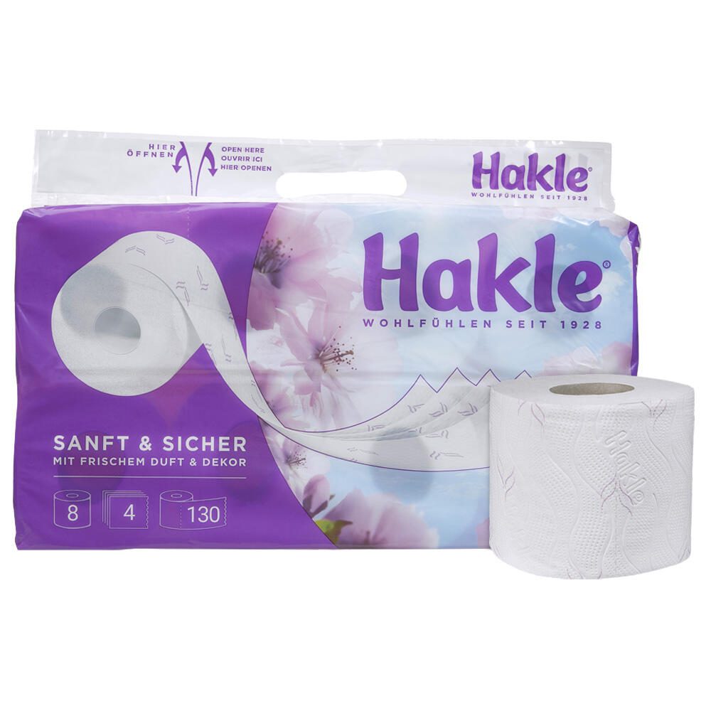 Hakle Toilettenpapier SANFT & SICHER 4-lagig