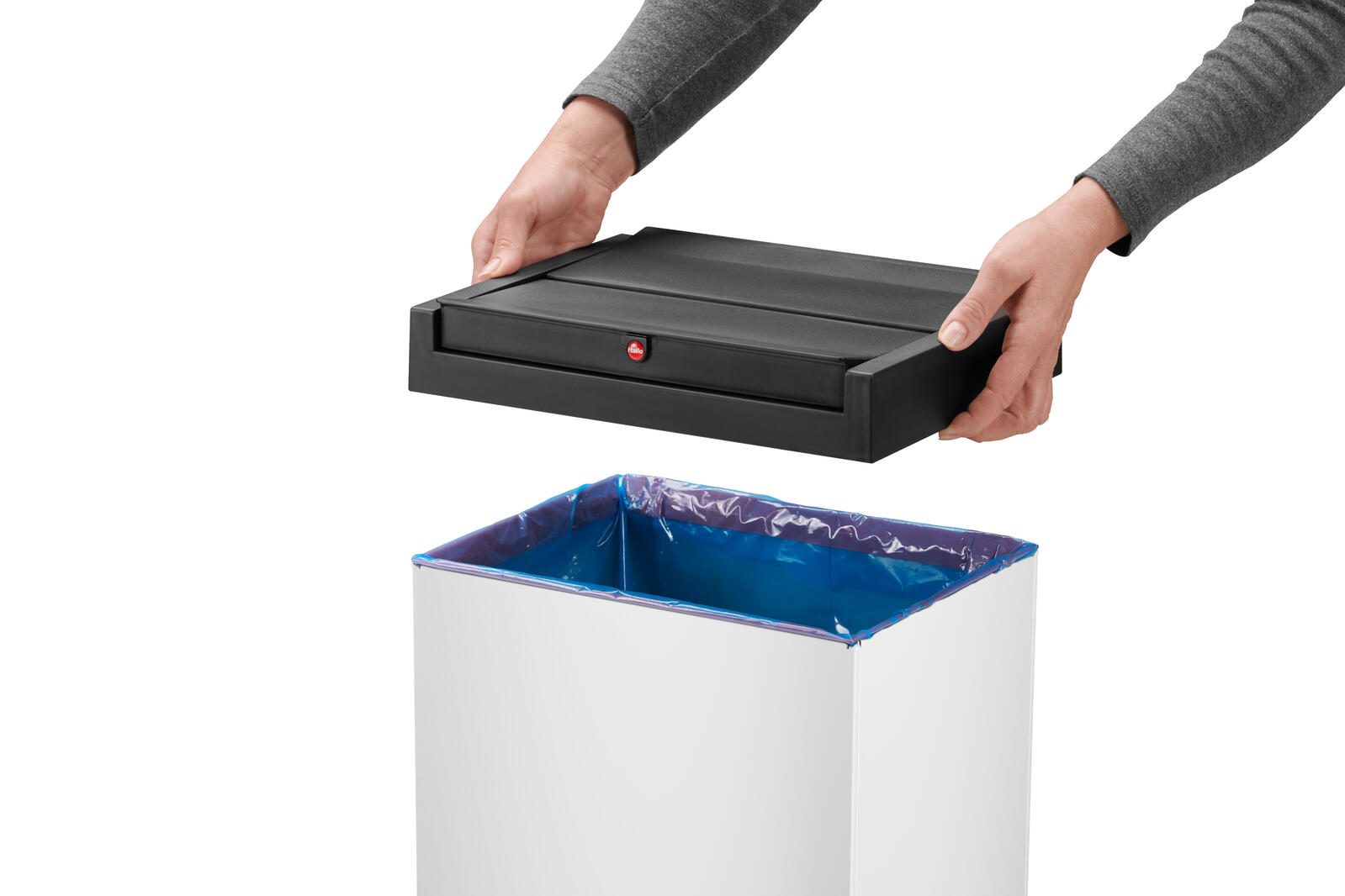 Hailo Mülleimer Big-Box Swing XL 52,0 l weiß