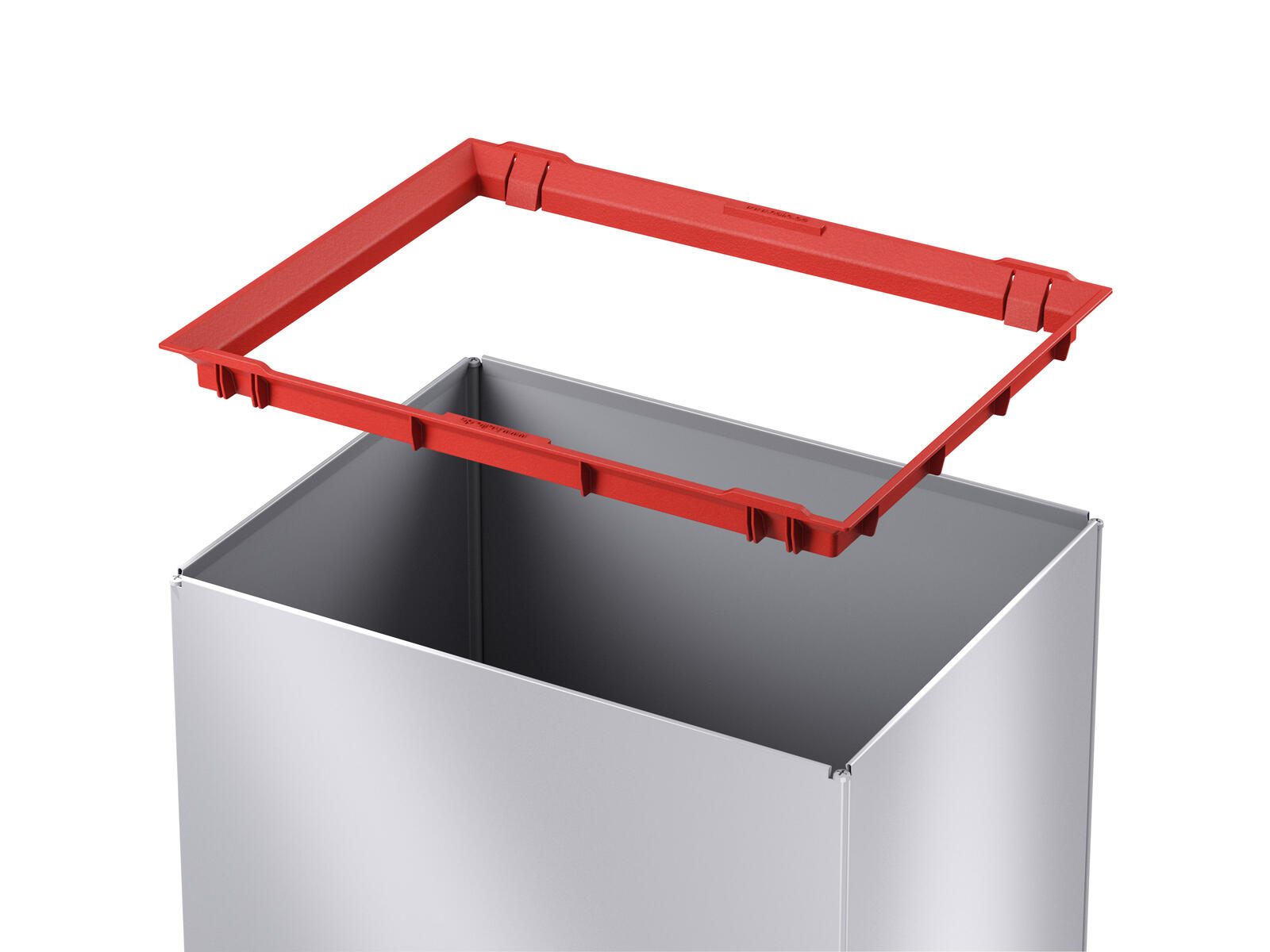 Hailo Mülleimer Big-Box Swing XL 52,0 l silber