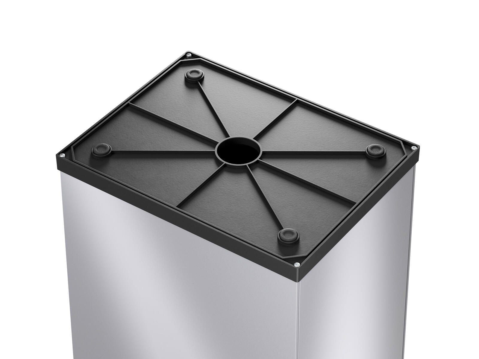 Hailo Mülleimer Big-Box Swing XL 52,0 l silber