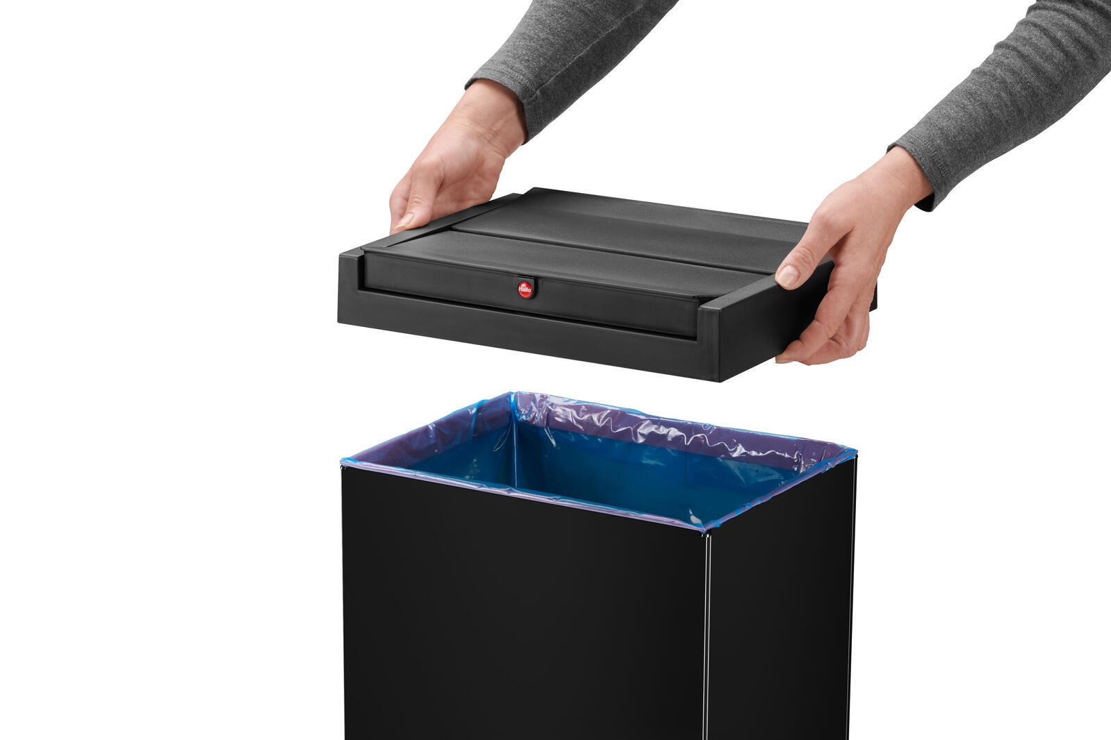 Hailo Mülleimer Big-Box Swing XL 52,0 l schwarz