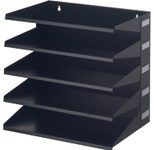 DURABLE Sortierstation DIN A4 quer 5-Fach  schwarz