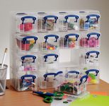 Really Useful Box Aufbewahrungsbox 16x 0,3 l - 37,5 x 12,5 x 31,0 cm transparent