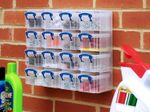 Really Useful Box Aufbewahrungsbox 16x 0,3 l - 37,5 x 12,5 x 31,0 cm transparent