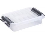 sunware® Aufbewahrungsbox Q-line 0,2 l - 11,3 x 7,8 x 2,9 cm transparent