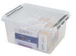 sunware® Aufbewahrungsbox Q-line 36,0 l - 50,0 x 40,0 x 25,5 cm transparent