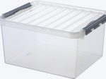 sunware® Aufbewahrungsbox Q-line 36,0 l - 50,0 x 40,0 x 25,5 cm transparent