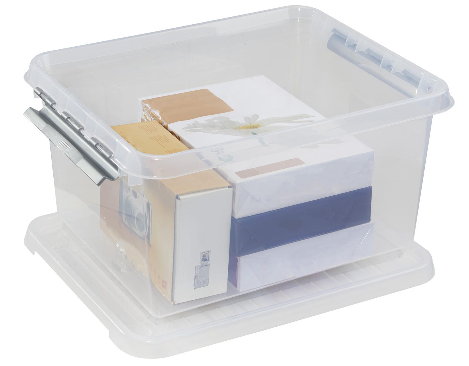 sunware® Aufbewahrungsbox Q-line 36,0 l - 50,0 x 40,0 x 25,5 cm transparent