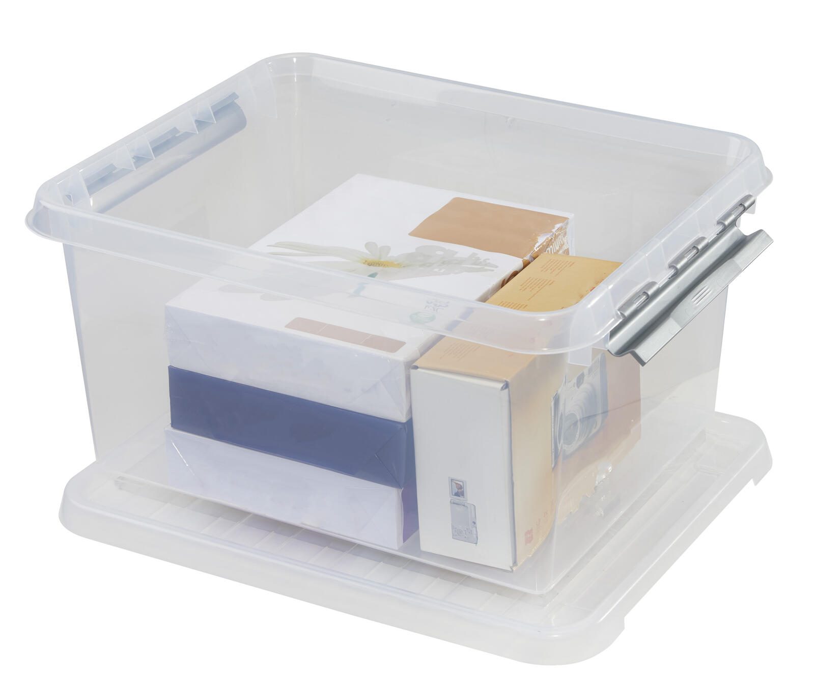 sunware® Aufbewahrungsbox Q-line 36,0 l - 50,0 x 40,0 x 25,5 cm transparent