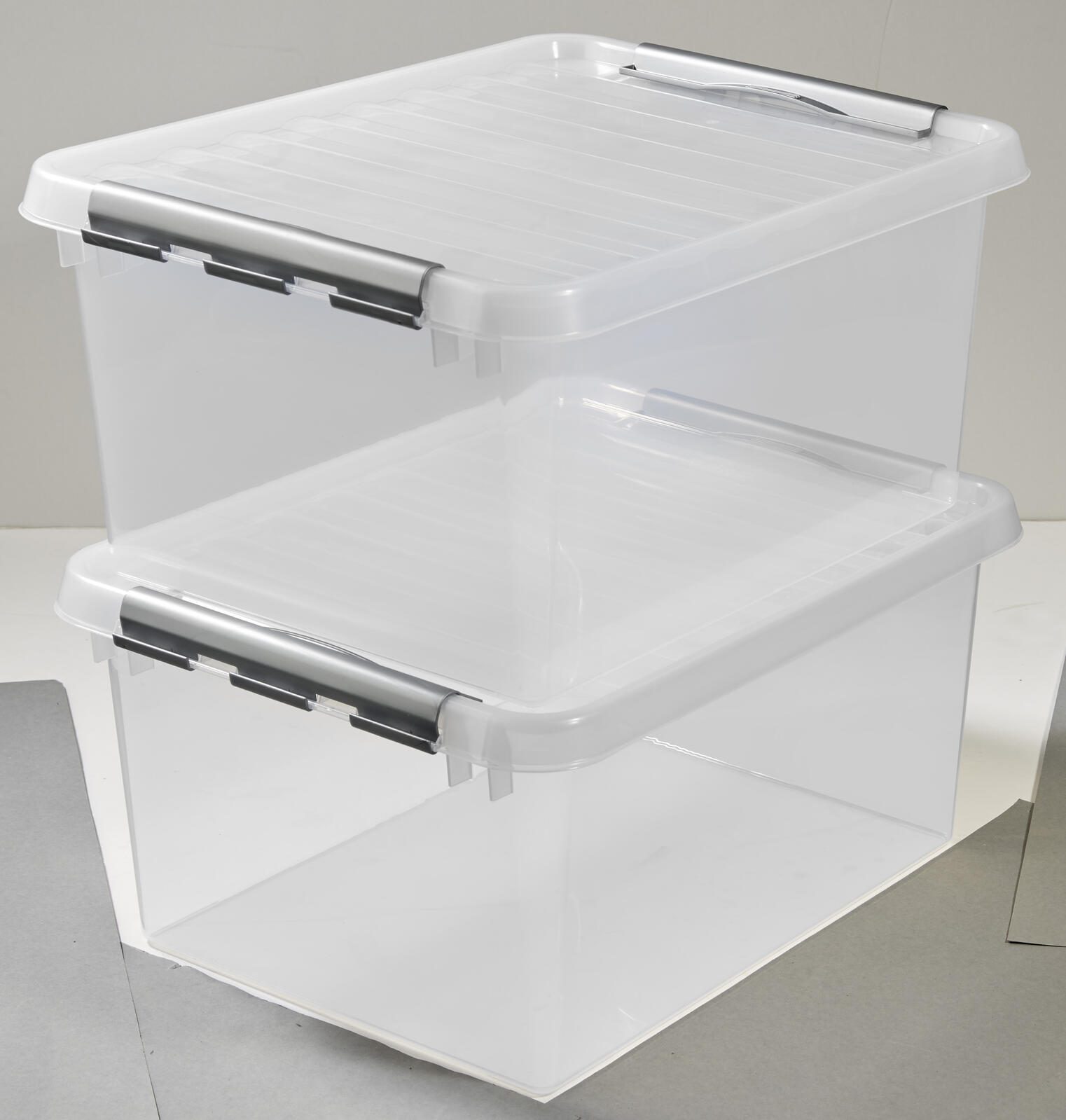 sunware® Aufbewahrungsbox Q-line 36,0 l - 50,0 x 40,0 x 25,5 cm transparent