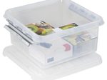 sunware® Aufbewahrungsbox Q-line 18,0 l - 40,0 x 40,0 x 18,0 cm transparent