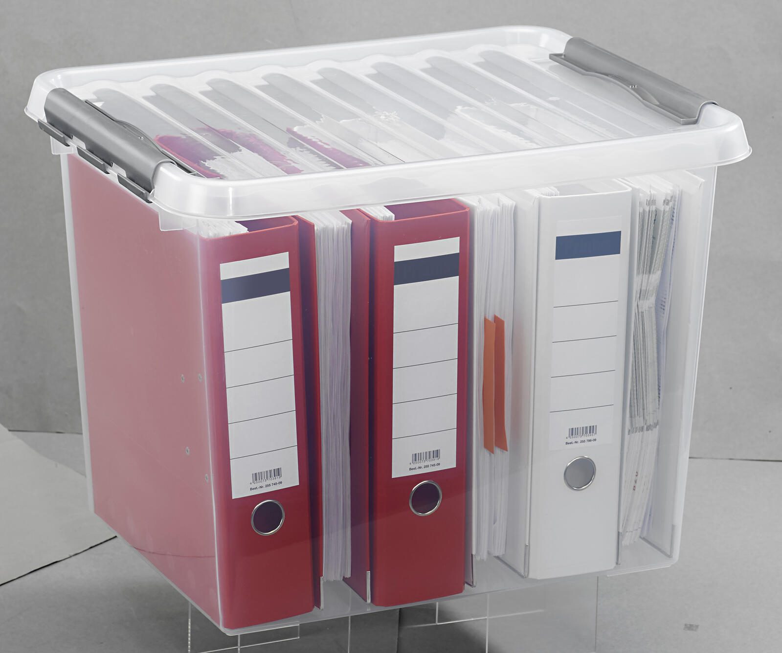 sunware® Aufbewahrungsbox Q-line 52,0 l - 50,0 x 40,0 x 38,0 cm transparent