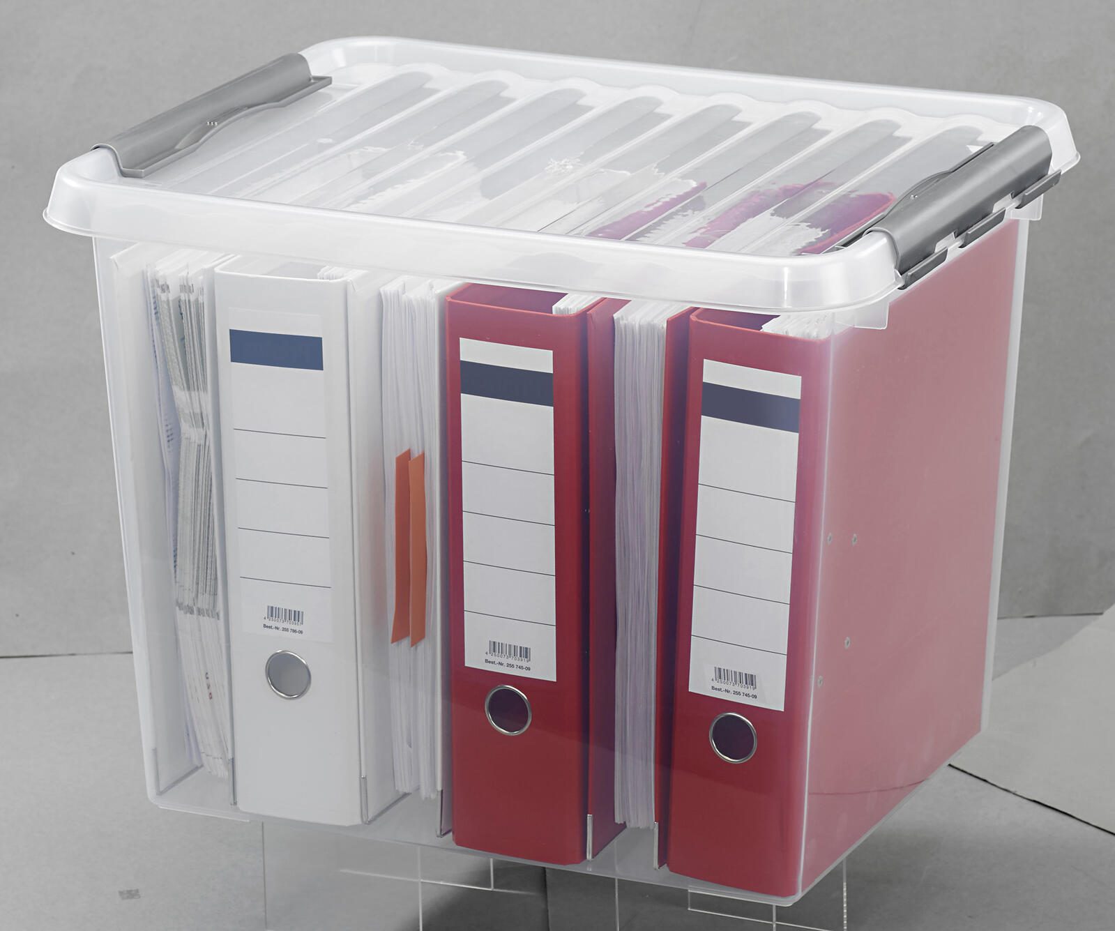 sunware® Aufbewahrungsbox Q-line 52,0 l - 50,0 x 40,0 x 38,0 cm transparent