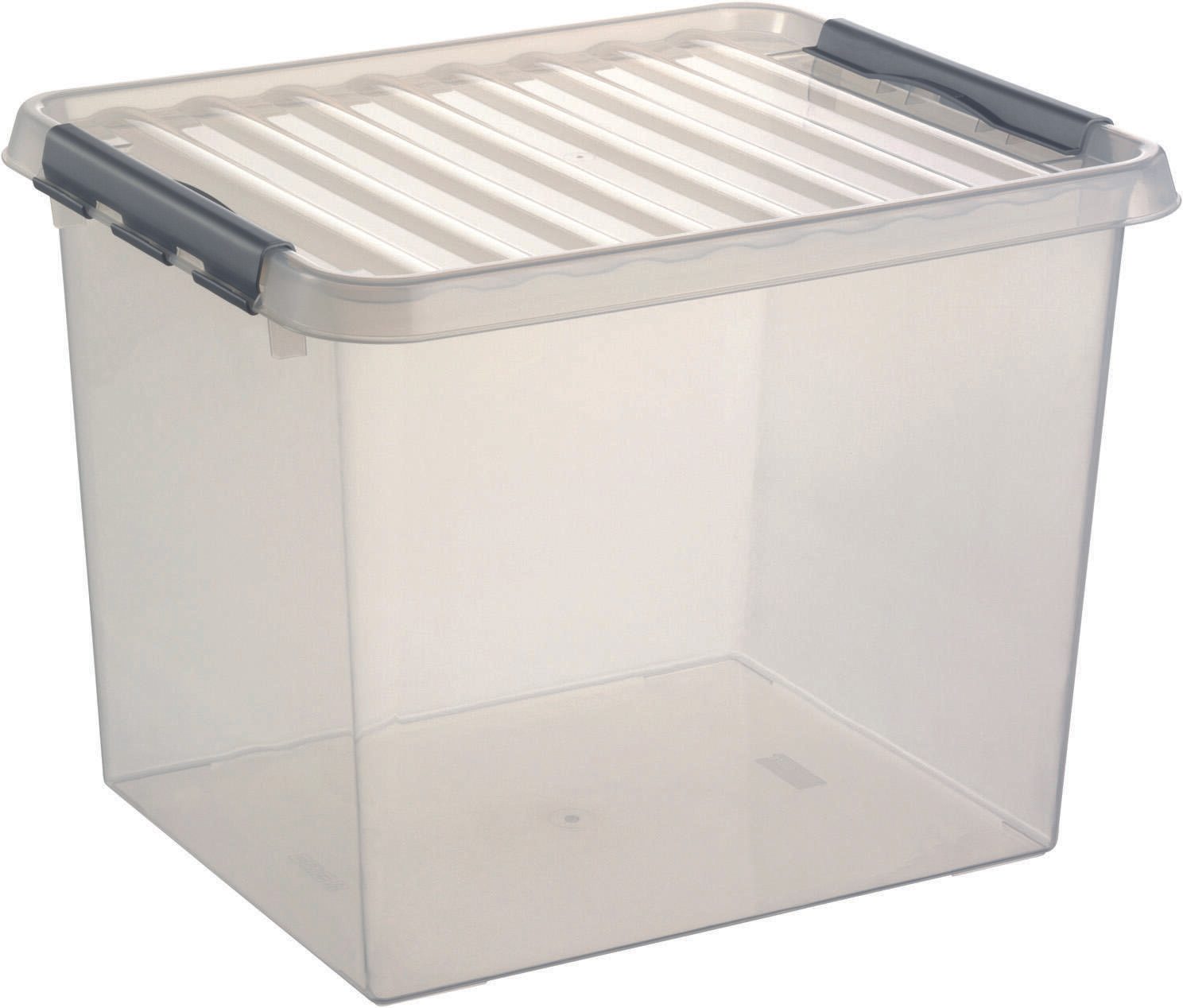 sunware® Aufbewahrungsbox Q-line 52,0 l - 50,0 x 40,0 x 38,0 cm transparent