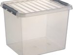 sunware® Aufbewahrungsbox Q-line 52,0 l - 50,0 x 40,0 x 38,0 cm transparent
