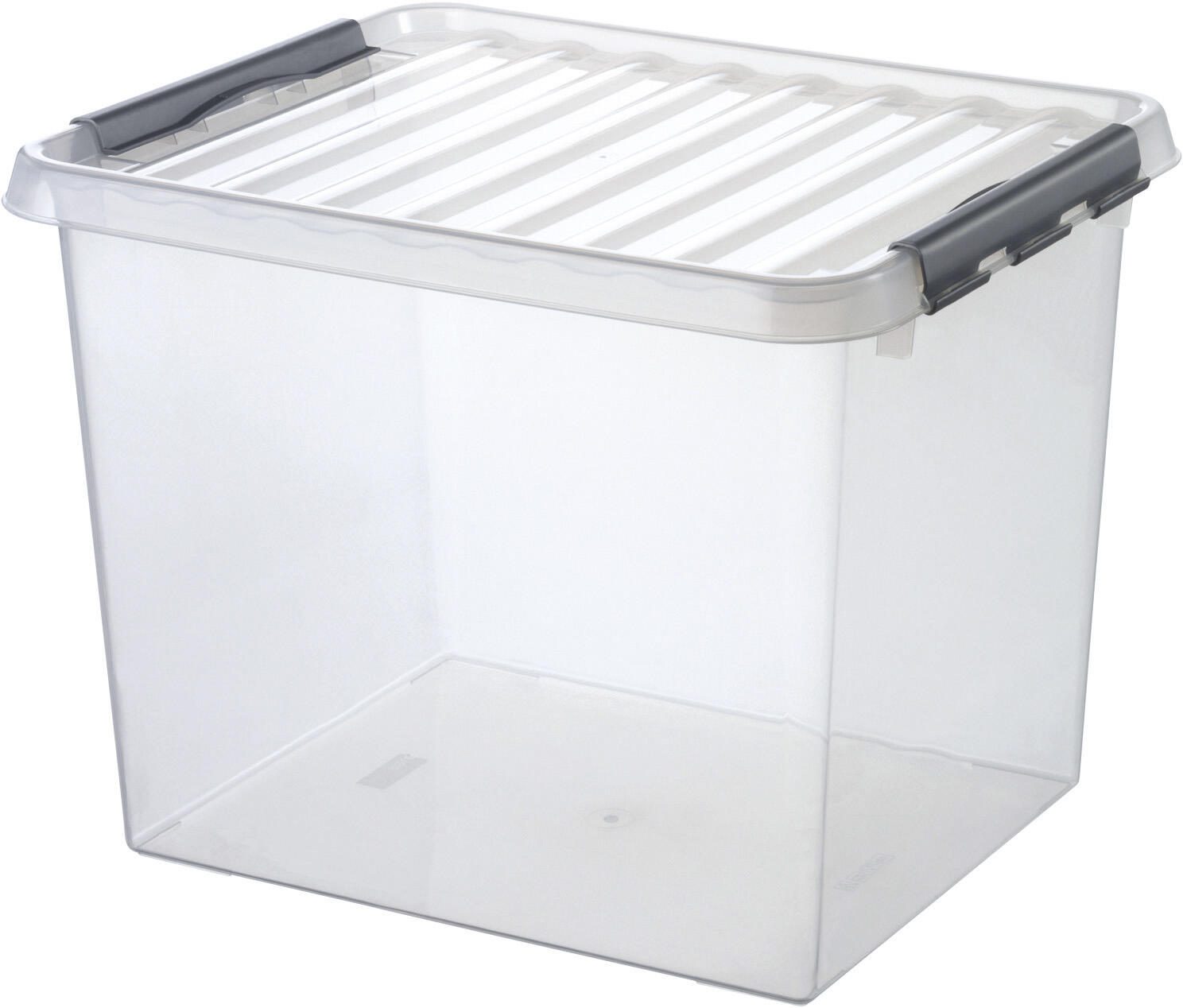 sunware® Aufbewahrungsbox Q-line 52,0 l - 50,0 x 40,0 x 38,0 cm transparent