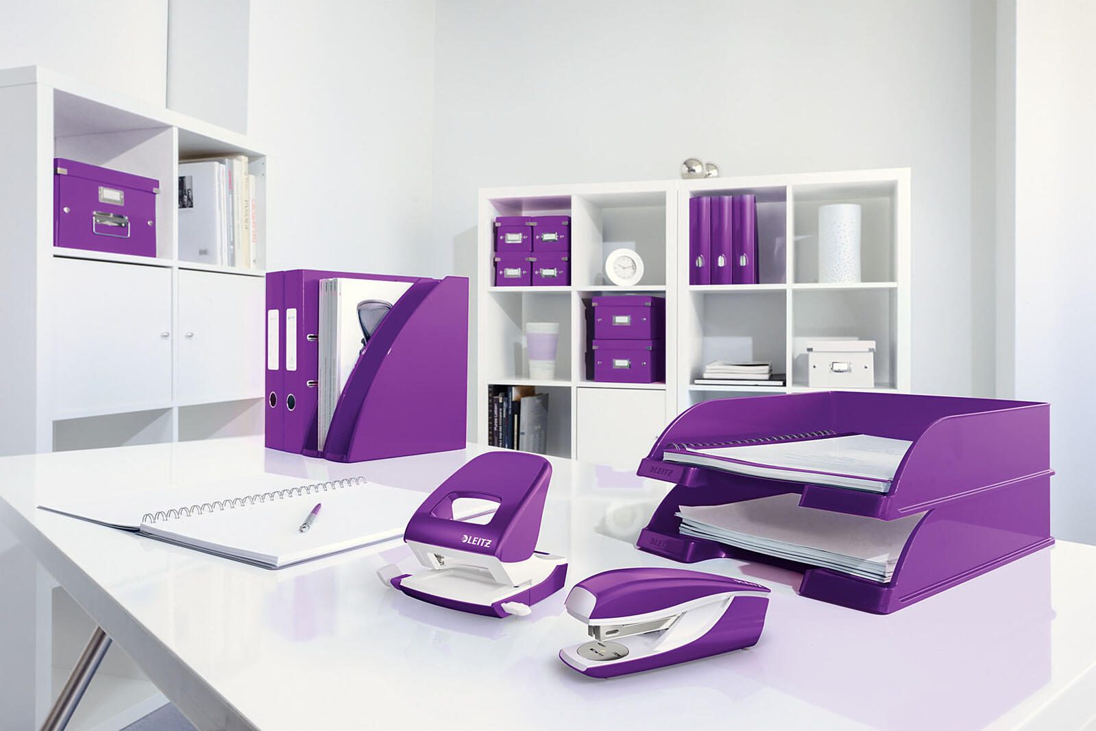 LEITZ Heftgerät NeXXt 5502 WOW violett-metallic