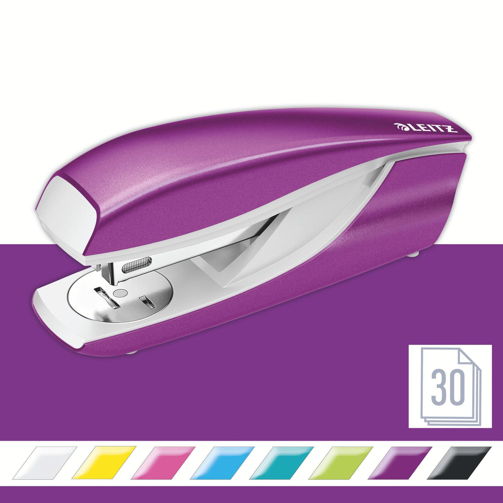 LEITZ Heftgerät NeXXt 5502 WOW violett-metallic