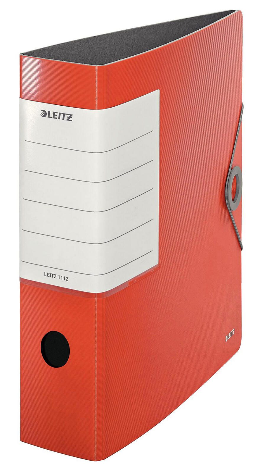 LEITZ Ordner Rückenbreite 8.2 cm DIN A4 Kunststoff hellrot