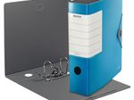 LEITZ Ordner Rückenbreite 8.2 cm DIN A4 Kunststoff hellblau