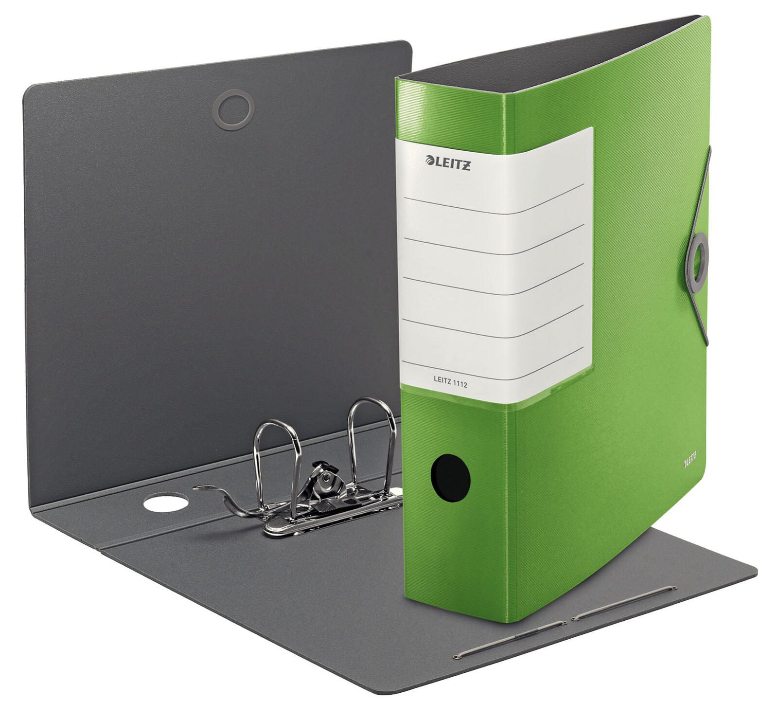 LEITZ Ordner Rückenbreite 8.2 cm DIN A4 Kunststoff hellgrün
