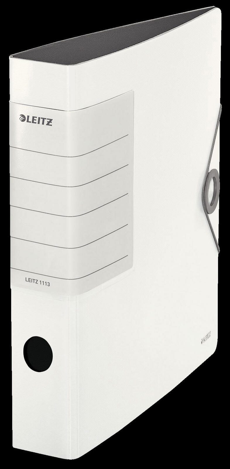 LEITZ Ordner Rückenbreite 6.2 cm DIN A4 Kunststoff weiß