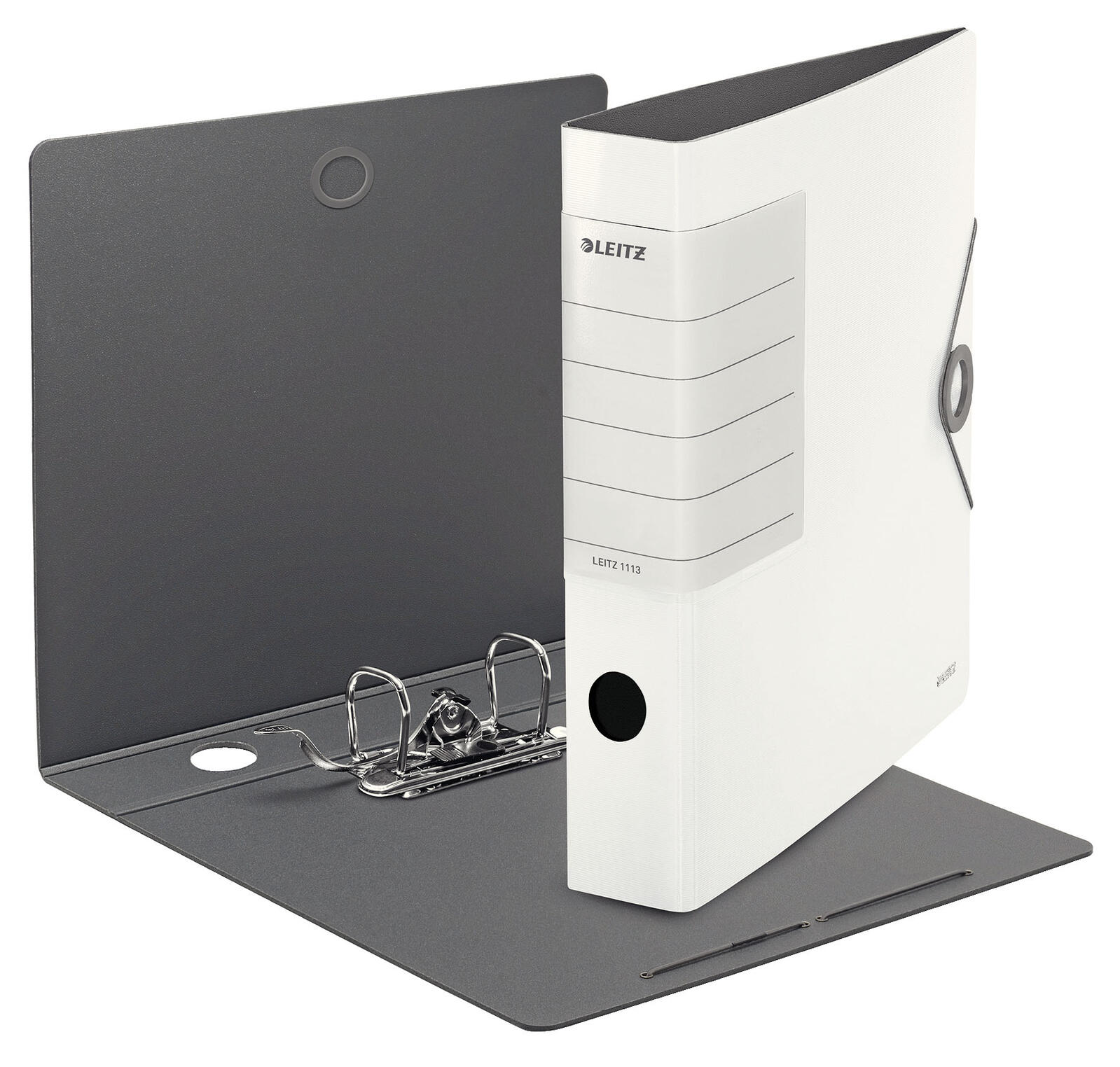 LEITZ Ordner Rückenbreite 6.2 cm DIN A4 Kunststoff weiß