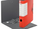 LEITZ Ordner Rückenbreite 6.2 cm DIN A4 Kunststoff hellrot
