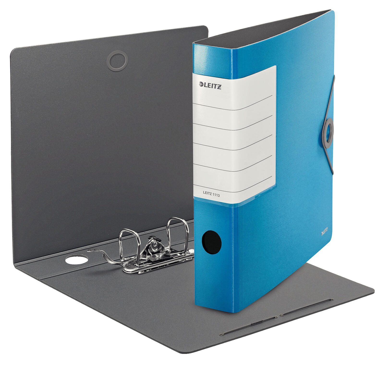 LEITZ Ordner Rückenbreite 6.2 cm DIN A4 Kunststoff hellblau