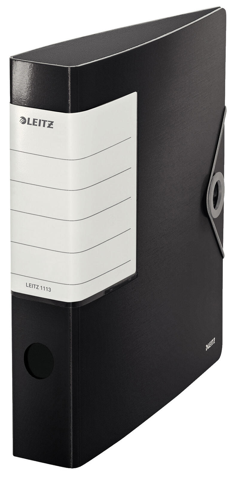 LEITZ Ordner Rückenbreite 6.2 cm DIN A4 Kunststoff schwarz