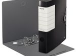 LEITZ Ordner Rückenbreite 6.2 cm DIN A4 Kunststoff schwarz