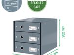 LEITZ Schubladenbox 60480023  DIN A4 29,0 x 36,0 x 28,3 cm