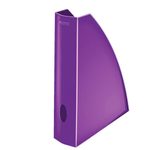 LEITZ Stehsammler WOW Polystyrol violett , DIN A4